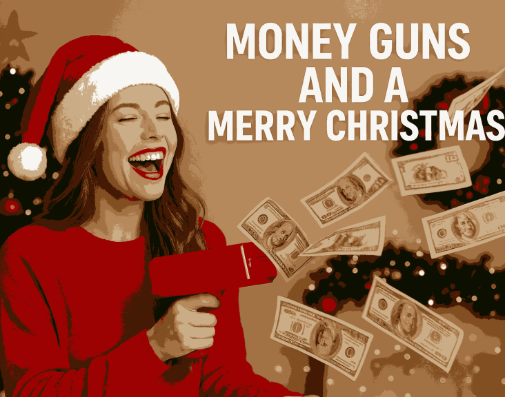 Money Guns and a Merry Christmas How to Celebrate the Holiday in Style