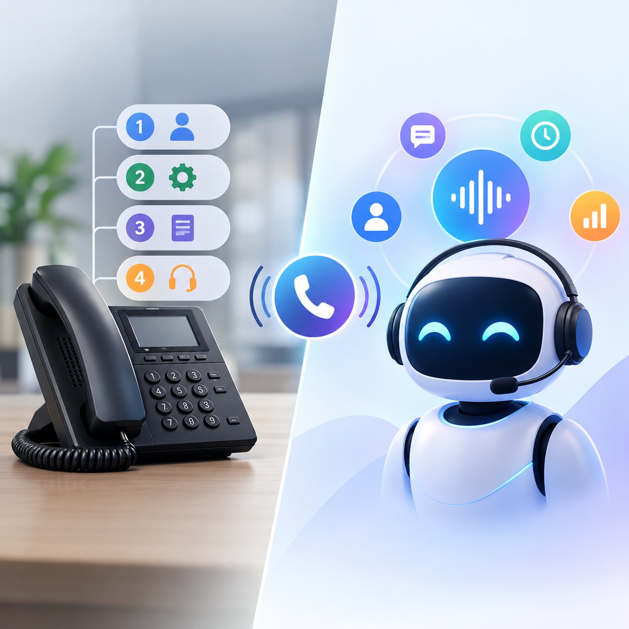 ivr vs ai phone agent comparison features benefits